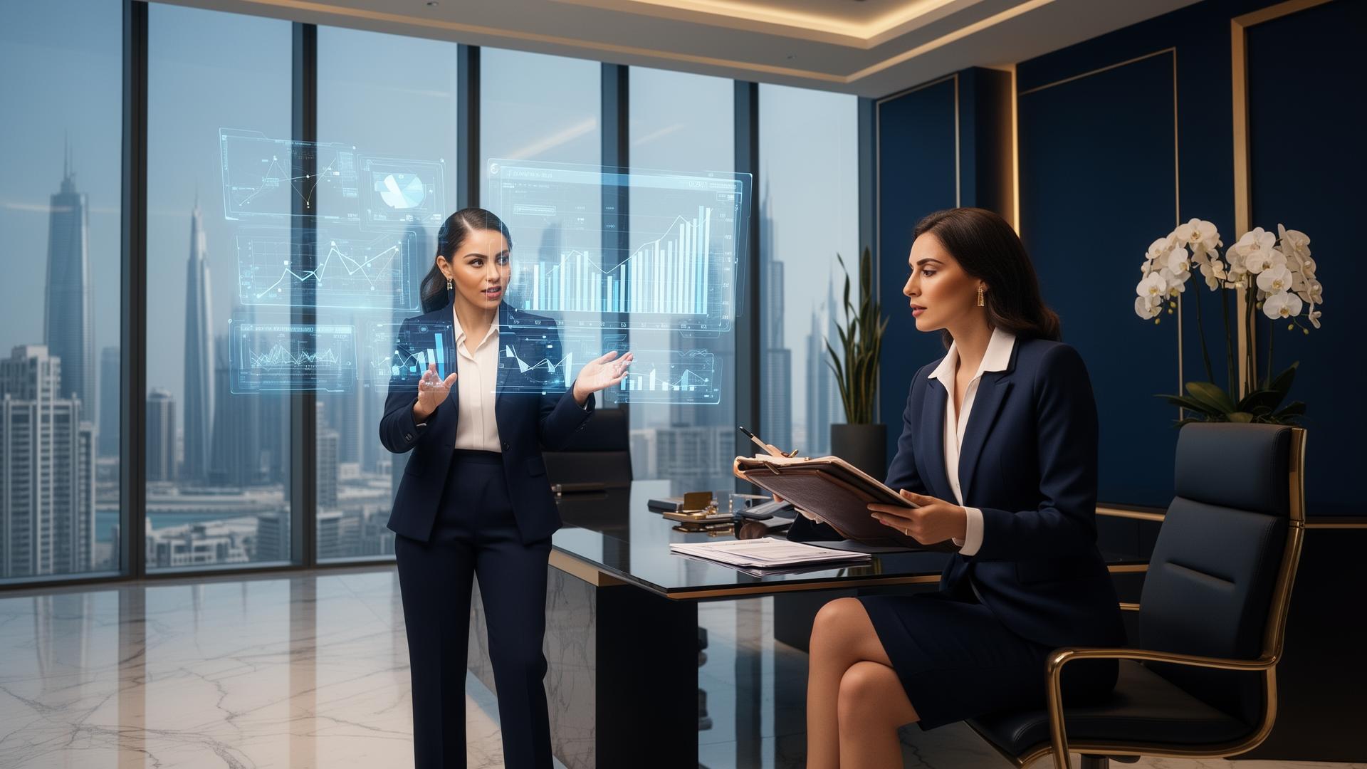 Strategy session with senior female advisors